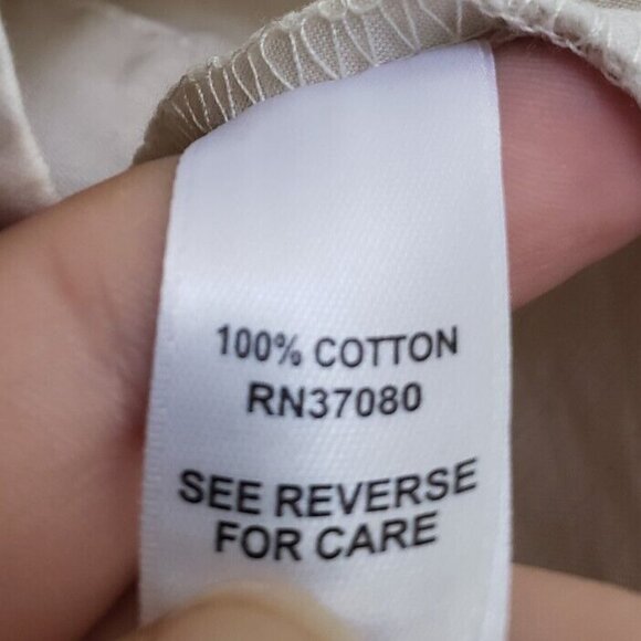 Cato Juniors M Jacket Button Up Tan Long Sleeve 100% Cotton Pocket Sportswear - Picture 7 of 9